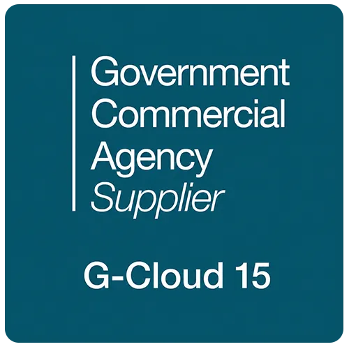 G-Cloud 15 - Government Commercial Agency Supplier logo